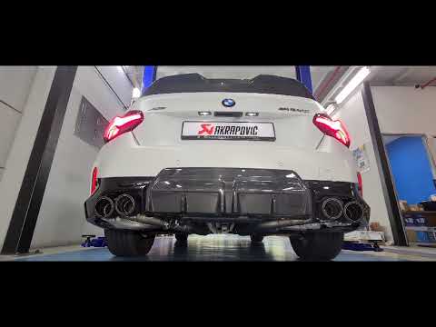 AKRAPOVIC EXHAUST SYSTEMS BMW G42 M240I SLIP-ON TITANIUM EXHAUST