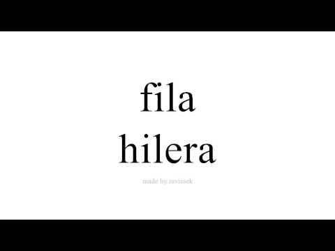 Dagdagan ang Espanyol   hilera