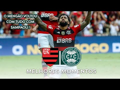 SAMPOLI ERA A SOLUÇÃO | Flamengo 3 x 0 Coritiba | Melhores Momentos | Brasilierão 2023