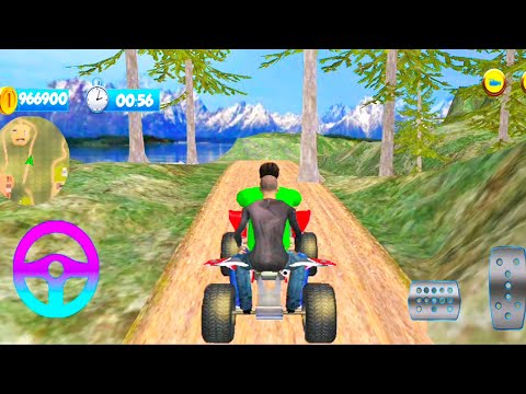 Mountain Climb ATV Bike Taxi Racing Game | ATV Bike 3D Games | Driving Mountain Taxi Bike Games