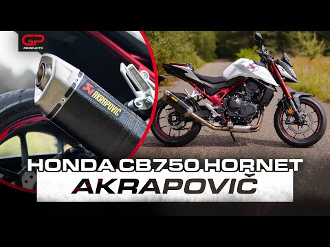 AKRAPOVIC EXHAUST SOUND - Honda CB750 Hornet (MY 2023) - EC-Approved (EURO5)