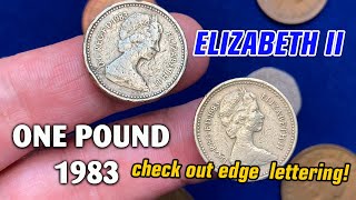 How to Sell a Rare 1983 Elizabeth II ONE POUND Coin Online