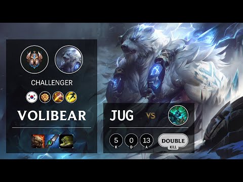 Volibear Jungle vs Hecarim - KR Challenger Patch 10.18