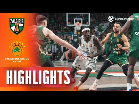 Second half COMEBACK | Zalgiris - Panathinaikos | R18 BASKETBALL HIGHLIGHTS 2025-26