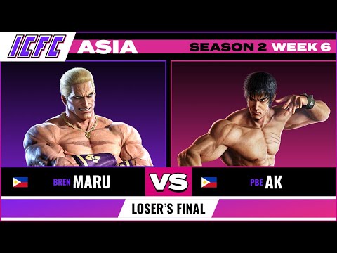 BREN Maru (Geese/Bryan/Asuka) vs PBE AK (Law) - ICFC ASIA: Season 2 Week 6 - Loser's Final
