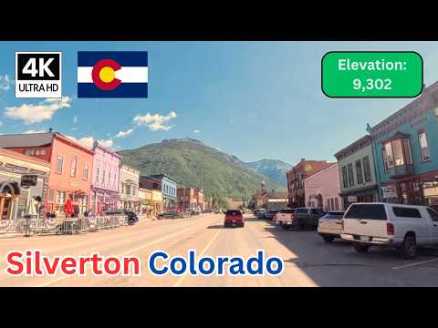 Driving Through Silverton, Colorado 🚗 | Historic Mountain Town Tour in 4K
