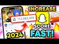 INCREASE SNAPSCORE FAST 2024 112 000 000 BOOST Snap Score Snapchat Score HACK IOS IPhone Android
