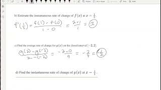AP Calc Unit 2 Progress Check FRQ