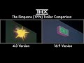 THX The Simpsons 1994 Trailer Comparison Early Version