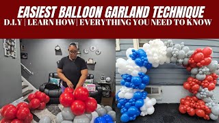 The EASIEST DIY Balloon Garland Tutorial for Beginners | Step-by-Step Graduation Balloon Garland