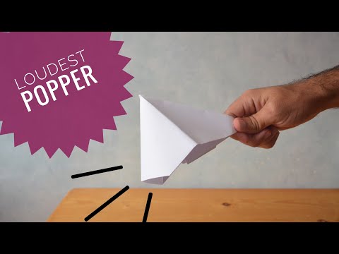 Easy Origami Loudest Popper