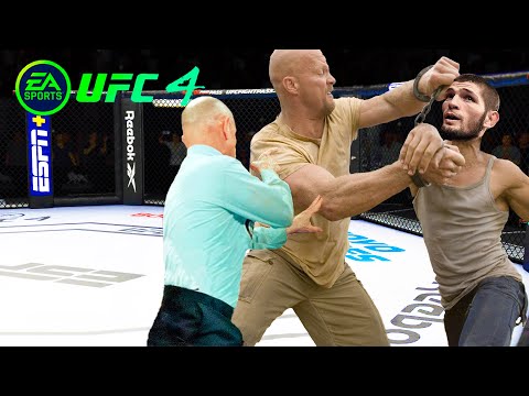 UFC4 Khabib Nurmagomedov vs Steve Austin EA Sports UFC 4