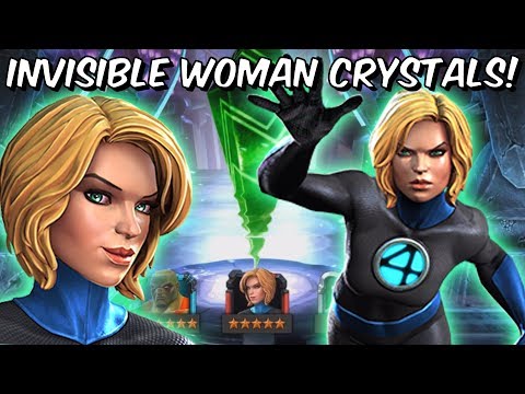5x 6 Star Invisible Woman Featured Cavalier Crystal Opening! - Marvel Contest of Champions