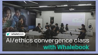 Download the video "AI/ethics convergence class with Whalebook from coding to discussion"