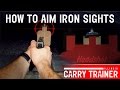 How To Aim Iron Sights On A Pistol Episode 12