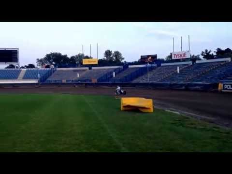Nicki Pedersen - Practice at Smoczyk Stadium 20.09.2014