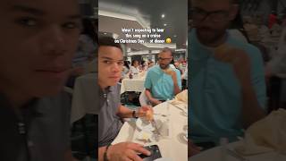 Never EVER have I heard this song on a cruise ship! And on Christmas Day! 😂