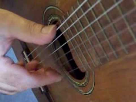 Flamenco guitar lesson - Picado (rapid alternate picking)