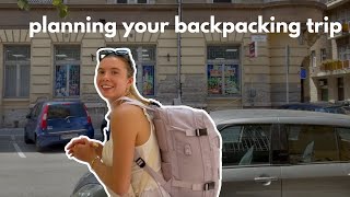 how to plan a trip to europe (solo backpacking)