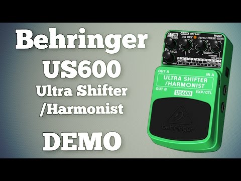 Behringer US600 Ultra Shifter / Harmonist Demo (Including Latch Settings)