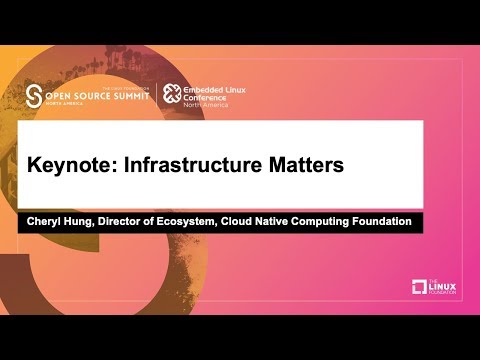 Keynote: Infrastructure Matters - Cheryl Hung, Director of Ecosystem, CNCF