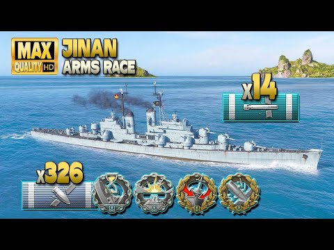 Cruiser Jinan: Vulnerable but deadly - World of Warships