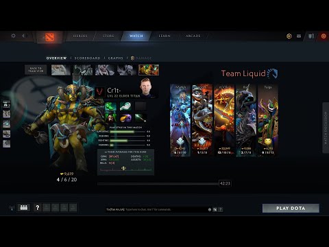 dota2sup Cr1t Elder Titan - EG vs Liquid - Dreamleague ss13