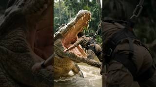 Download lagu How They were filming a crocodile attack scene #hollywood #tranding #shorts #viral #movie mp3