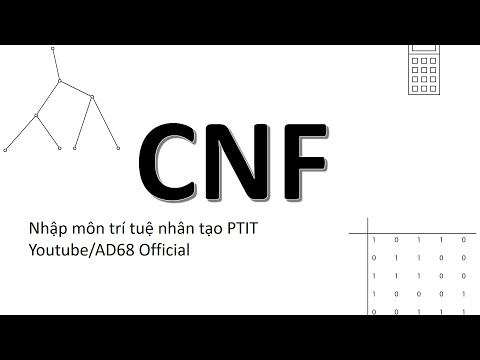 Chuẩn hóa dạng CNF - Formulário de Cláusula- Nhập môn trí tuệ nhân tạo PTIT