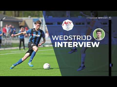 Interview Daniël Schans na afloop HHC Hardenberg - ACV
