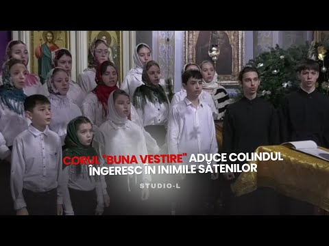 The "Annunciation" choir brings the angelic carol to the hearts of the villagers