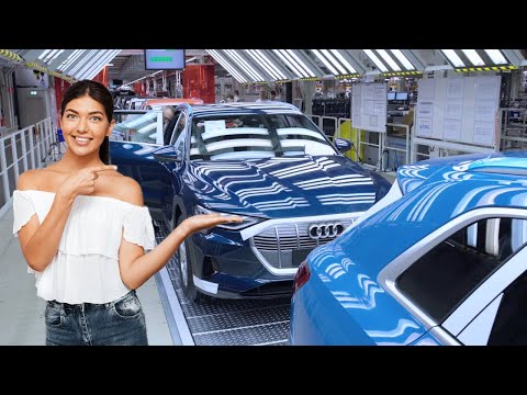 AUDI e -Tron ELECTRIC Car Factory PRODUCTION PLANT 2023