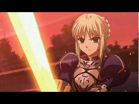 Fate Stay Night Ends Of Fight Saber And Shiro + Avalon