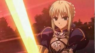 Fate Stay Night Ends Of Fight Saber And Shiro + Avalon