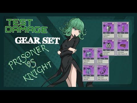 Test Damage Gear Set Prisoner VS Knight - One Punch Man : The Strongest