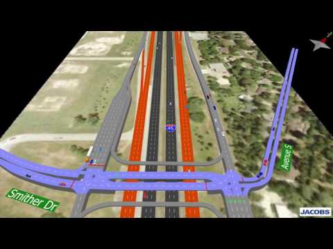 I-45 Central Walker County Proposed Traffic Simulation Video