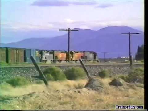 Classic Railroad Series 909 - Weso Junction, NV Westbound SP w/2 Kodachromes 6-17-92.