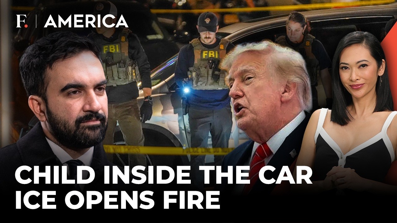 'Leave Our Neighbours Alone' Fury After ICE Shoots Man With Child in Car | Firstpost America | N18G