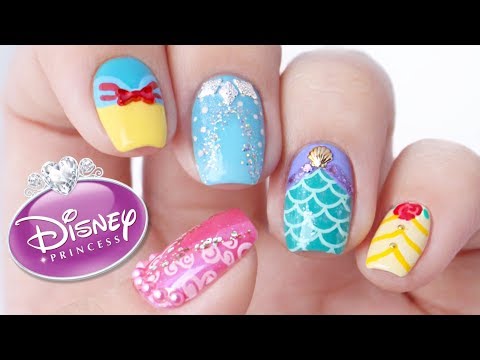 Disney Princess Nail Art Designs!