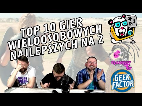 TOP 10 WIELOOSOBOWYCH GIER, KTÓRE NAJLEPIEJ DZIAŁAJĄ NA 2 OSOBY (feat. GambitTV & BoardGamePanda)