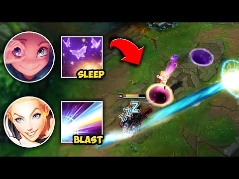 WE PLAYED THE "BUBBLE BLAST" COMP AND LUX R MELTS THE ZOE E - League of Legends