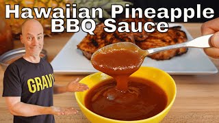 Hawaiian Pineapple BBQ Sauce | Hawaiian Barbecue Sauce | Homemade BBQ Sauce | Barbecue Sauce