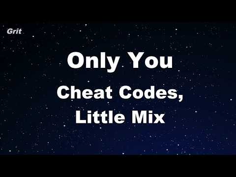 Only You Cheat Codes Little Mix Karaoke 【no Guide Melody】 Instrumental
