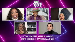 LeToya Luckett, Drew Sidora, Kierra Sheard, & Ta'Rhonda Jones Talk 'Line Sisters' Movie video