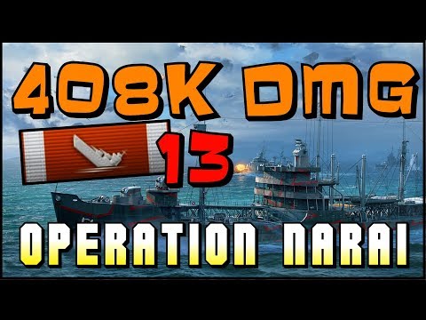 408k DMG - Belfast last stand Op Narai || World of Warships