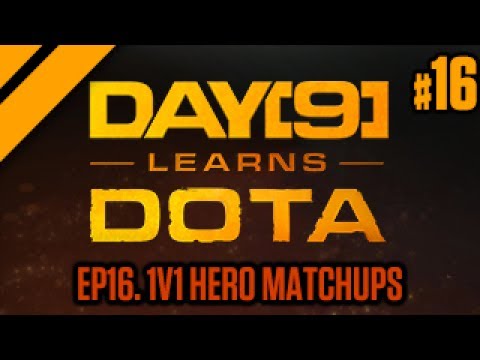 Day[9] Learns Dota - Episode 16 1v1 Hero Matchups (Lesson w/ coach Purge)
