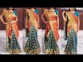 HOW TO DRAPE KANJIVARAM SILK IN DIFRENT STYLE SOUTH INDIAN SAREE DRAPING FOR BEGINNERS STEP BY STEP
