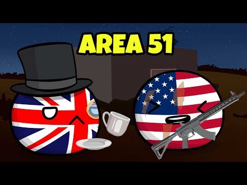 暴風51區--鄉村足球動畫 (Storming Area 51 - Countryball animation)