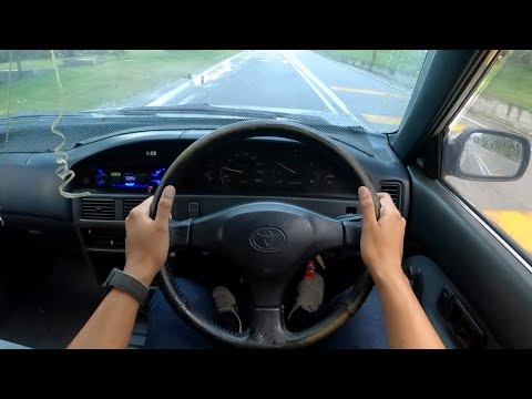1991 Toyota Corolla SE 1.6 POV Test Drive / Walkaround Review