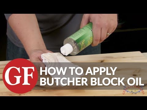 How To Apply Butcher Block Oil | General Finishes